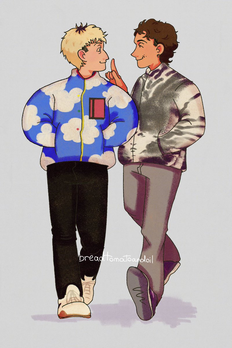 doodle of the boys™ while testing out procreate brushes #phanart