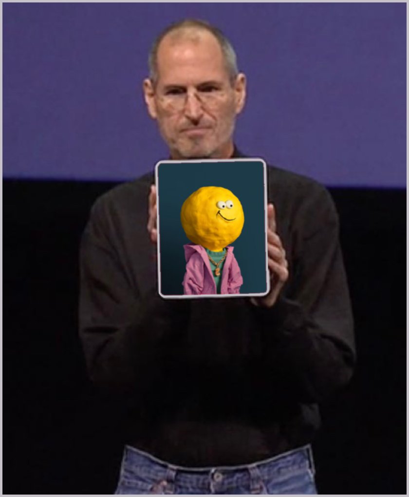 When Steve Jobs only puts one thing on the iPad…
you don’t ask questions.
You just buy.
<a href="/D3lMundos/">The Del Mundos</a>  🤝🧠
If this meme doesn’t make you at least look at Del Mundos… idk what will 😅