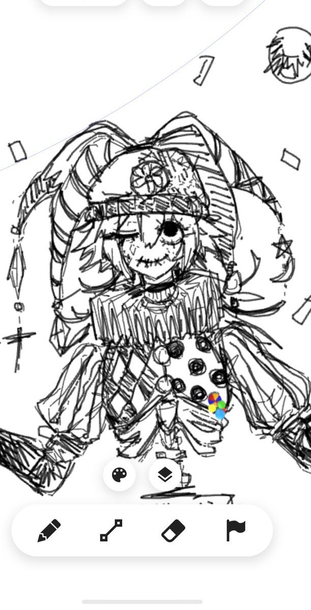 なんとなしに始めた落書きだと筆が乗る