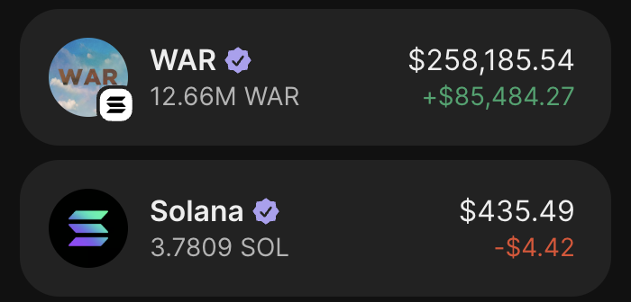 MrJakeCrypto's tweet image. Arena asset.
Fast chain.

wartokens.run

$WAR — 8opvqaWysX1oYbXuTL8PHaoaTiXD69VFYAX4smPebonk