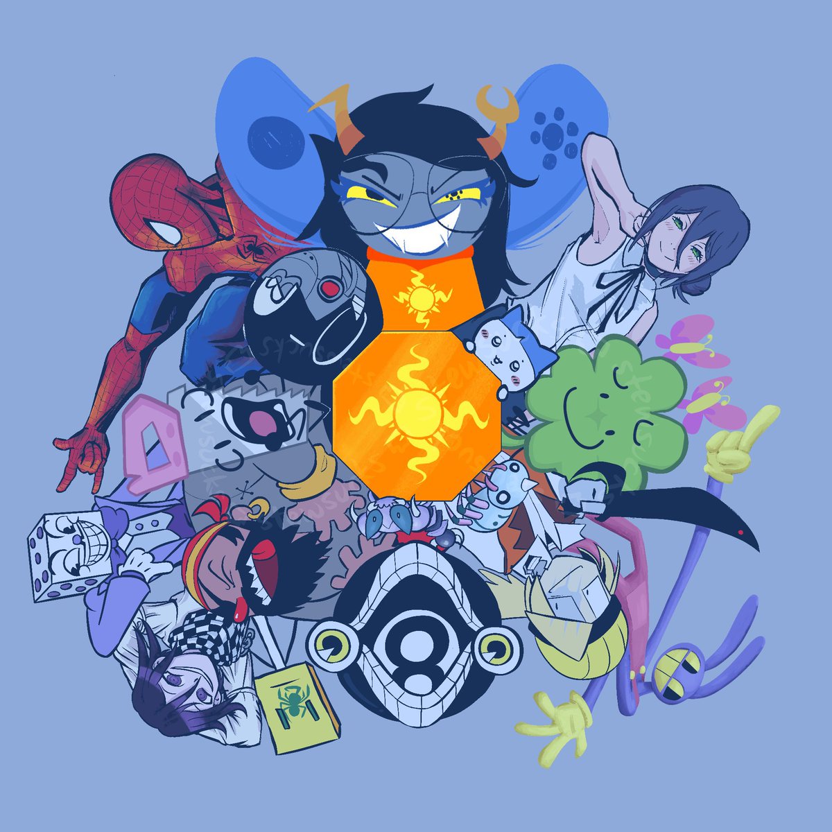 THE MANY SPLINTERS OF VRISKA SERKET ♏️👀🕷️🕸️🦂🎲🏴‍☠️
#homestuck #homestuckfanart