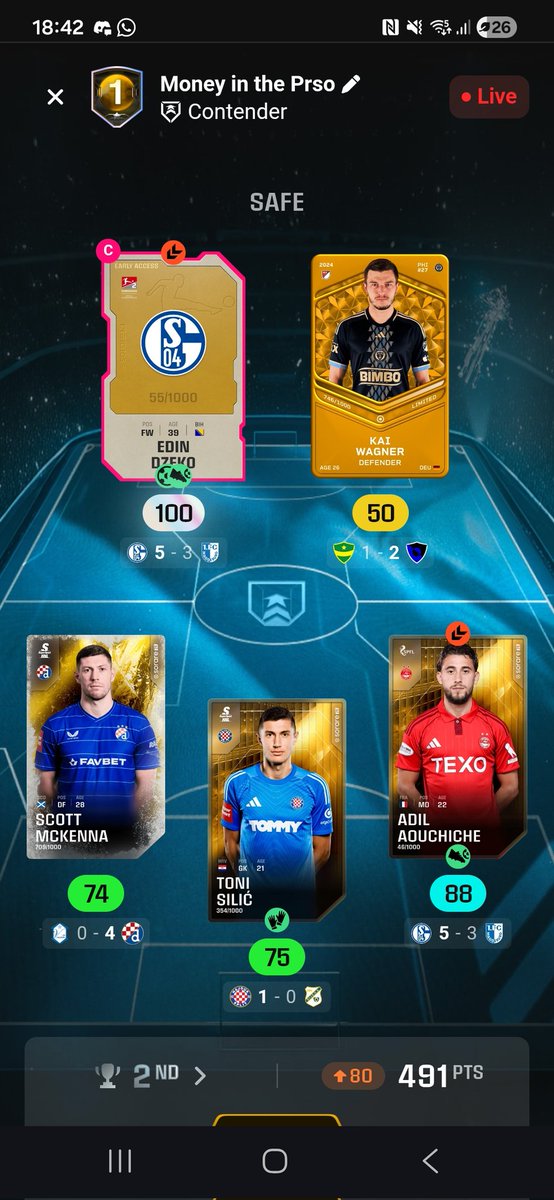 Streak 4 hit, still going overboard on the targets 😂, hopefully cling for a podium as well