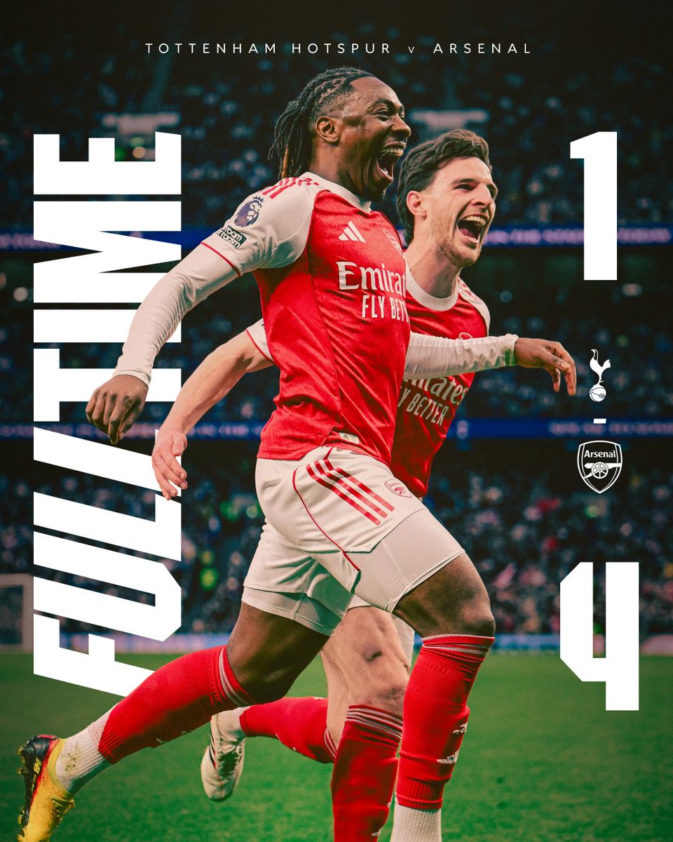GetIt010's tweet photo. This is exactly what Arsenal needed against Tottenham. 
Everything Eze and Gyokeres have destroyed Spurs in their own stadium.
Everything was perfect apart from the Rice error and Saka injury.

#COYG we can do this

#TOTARS https://t.co/cbuixM0kUH
