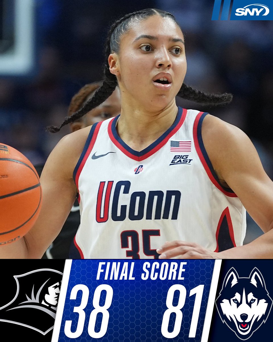 29-0.

UConn takes care of business on senior day!