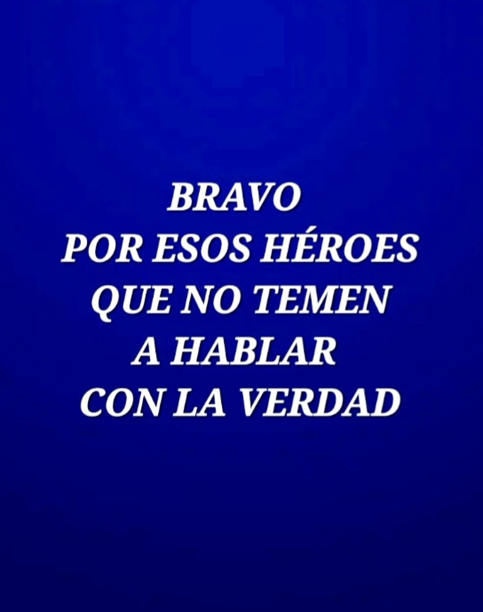 ¡VALIENTES!!! 👏🏻👏🏻👏🏻