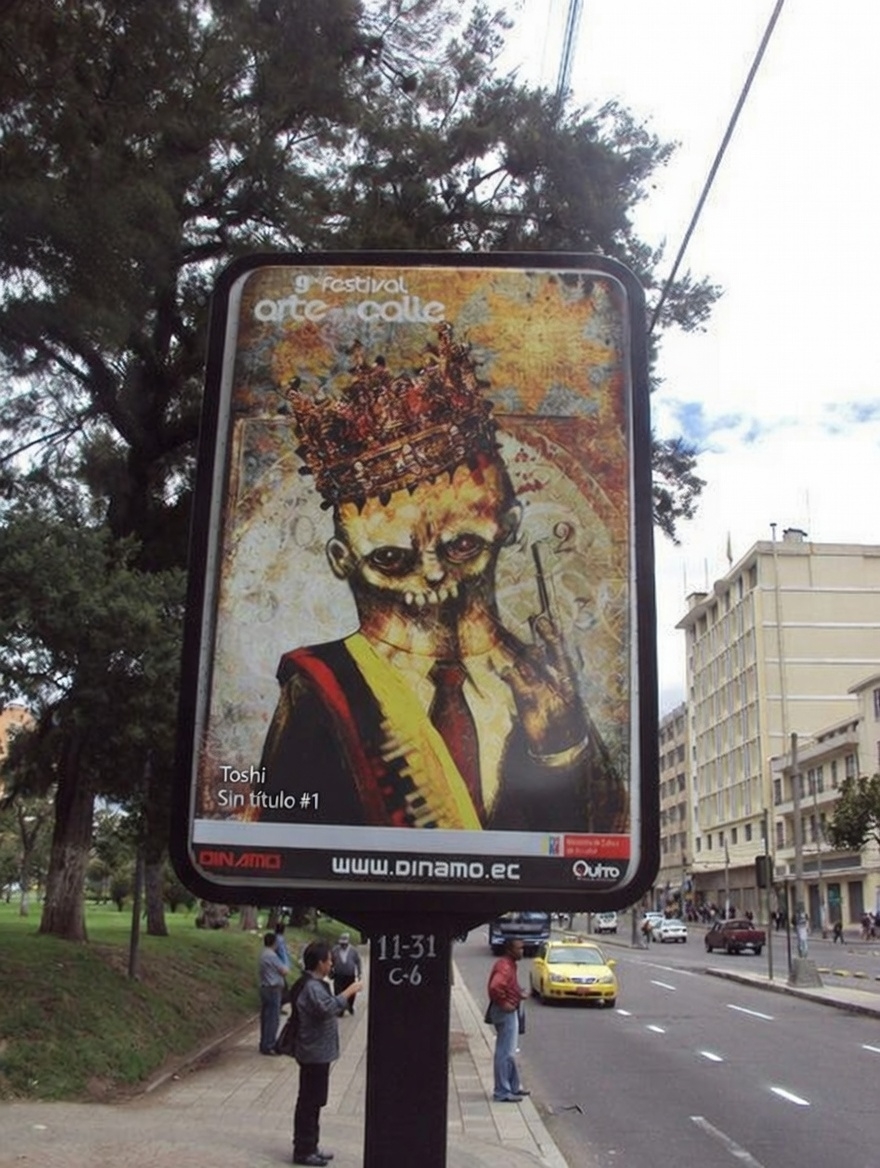 When I say I am an artist, 
and someone says "prove it"  
.-Streets of Ecuador, August / 2010.