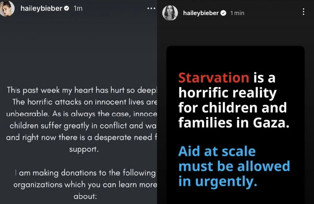“Why doesn’t Hailey Bieber donate to people in need?” 

She literally does. Hailey has donated to LA fire victims, Palestinians, and many women’s organizations. She is still actively donating to Black Mamas Matter, Mom Funds, Access Bridge, etc.