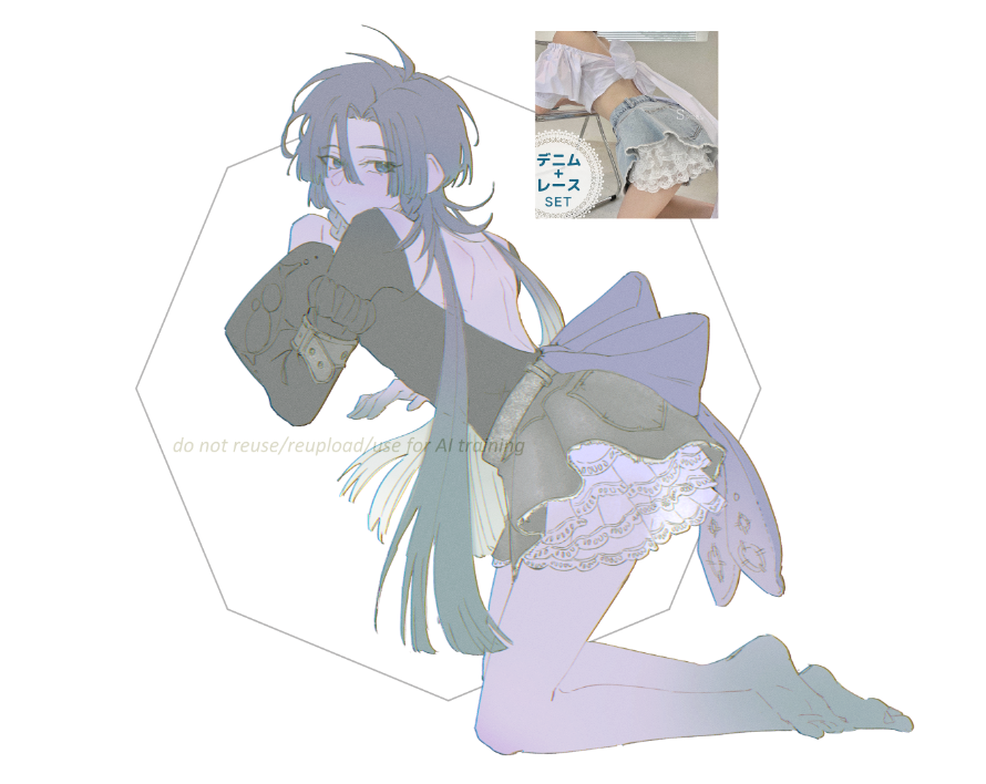 ikaikanbilis's tweet photo. sometimes i like a little lace🥴 #ikagesso https://t.co/fyeBJIanT5