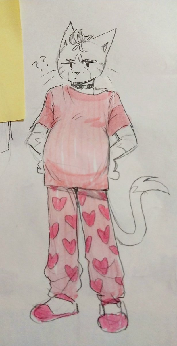 doesn't think it's funny (But he's comfortable)