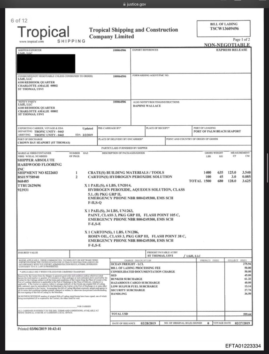 While there are other uses for hydrogen peroxide, when it comes to Epstein’s 6lb concentrated order to LSJ, I can’t help but think of it’s effectiveness not only at cleaning blood, but degrading all organic matter, even erasing DNA evidence without bleaching fabrics, etc