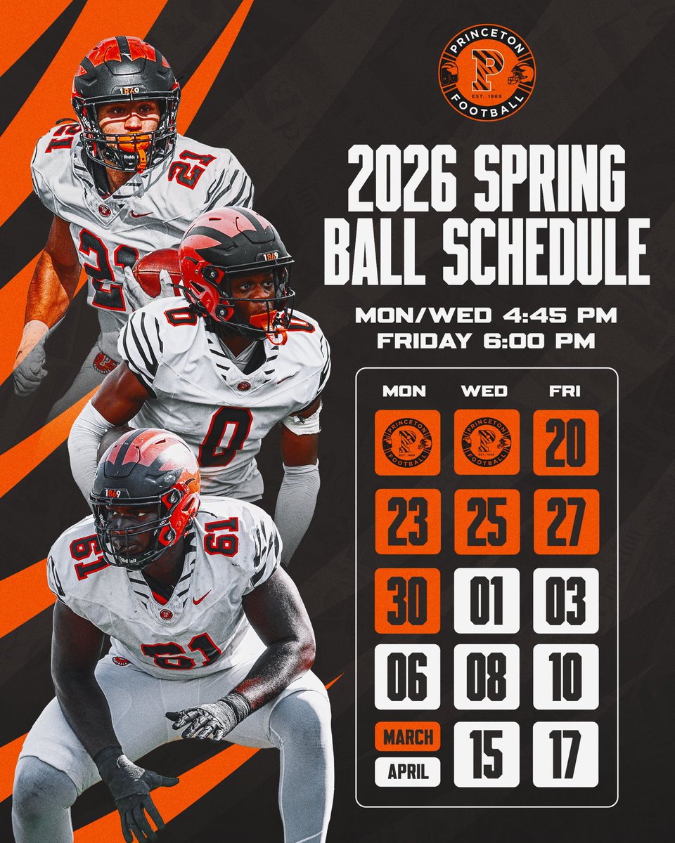 Princeton Football tweet media
