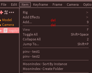 pinvdev's tweet photo. MoonIndex is here!!
MoonIndex is a #robloxplugin for #MoonAnimator2 on #Roblox that makes it easier for animators to animate without VFX getting in the way.
More Info at https://t.co/zzeQgfaa8g or https://t.co/xHa6KLSbp0
MoonIndex has been created to solve one of MoonAnimator's biggest problems, which is having to scroll through your animations because of many VFX. An Issue most animators face at the start of their journey.
Available for FREE (permanently) at https://t.co/X2lq3e5yao