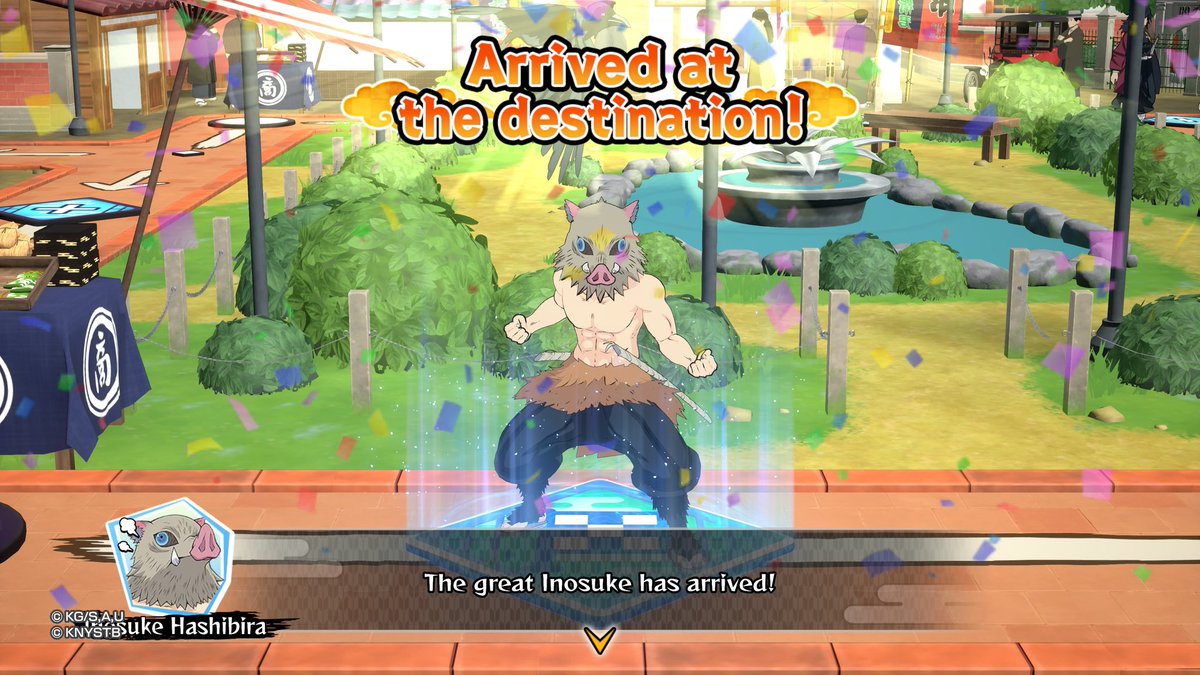 Bought Demon Slayer: Sweep the board in the PS sale yesterday and tried it out this afternoon and it's really fun. Pretty much Mario Party but with Demon Slayer.