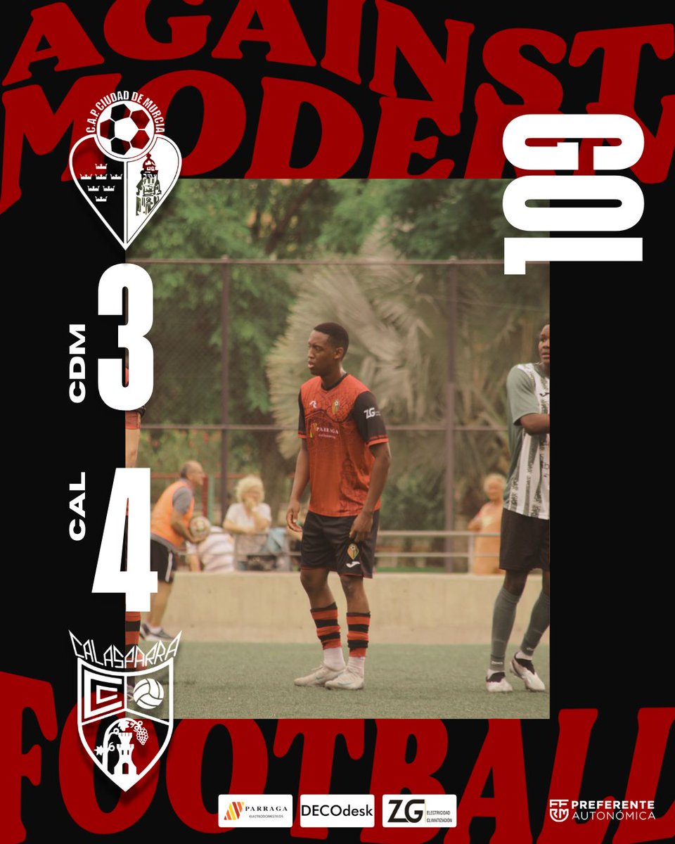 CiudadDeMurcia's tweet image. ❌  𝗚𝗢𝗟 𝗗𝗘𝗟 𝗘𝗤𝗨𝗜𝗣𝗢 𝗥𝗜𝗩𝗔𝗟 

👉🏼 Se adelanta por segunda vez el @ciudad_calas menudo espectáculo están ofreciendo los dos equipos en La Caverina

🆚 #CAL- #CDM I 4-3 I 84' 

#SinTiNoHayCiudad
#Ciudad2526 ❤️🖤