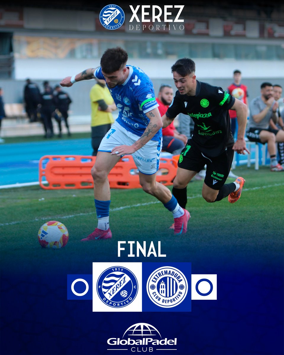 🏟️⌚️0️⃣-0⃣ | Final del partido (90')

📻 xerezdfcradio.com
📺 webdirecto.com/club/xerezdepo… 

🤝 <a href="/ClubGlobalPadel/">GlobalPadel</a> 

#XerezDeportivoExtremadura