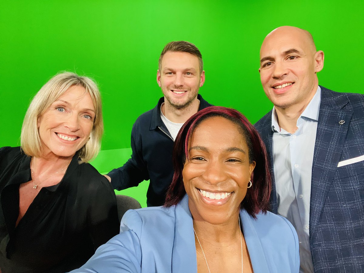 MaggieAlphonsi's tweet photo. A good afternoon in the @ITVSport studio with Jill Douglas, Sergio Parisse & Dan Biggar. Tough day at the office from Italy. France were just too strong even without Matthieu Jalibert. Looking forward to Round 4 in a couple of weeks though. I think that Italy v England game will be an interesting watch.