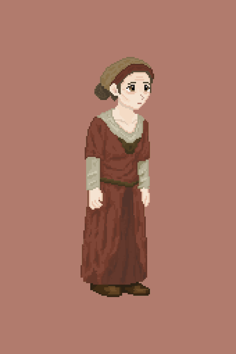 BlackwoodsDev's tweet photo. More about Bloom 🤫
She learned early that silence is safer than trust.
And she uses it well.
#pixlart #detectivegame #indiedev https://t.co/ErQJ66IeYA