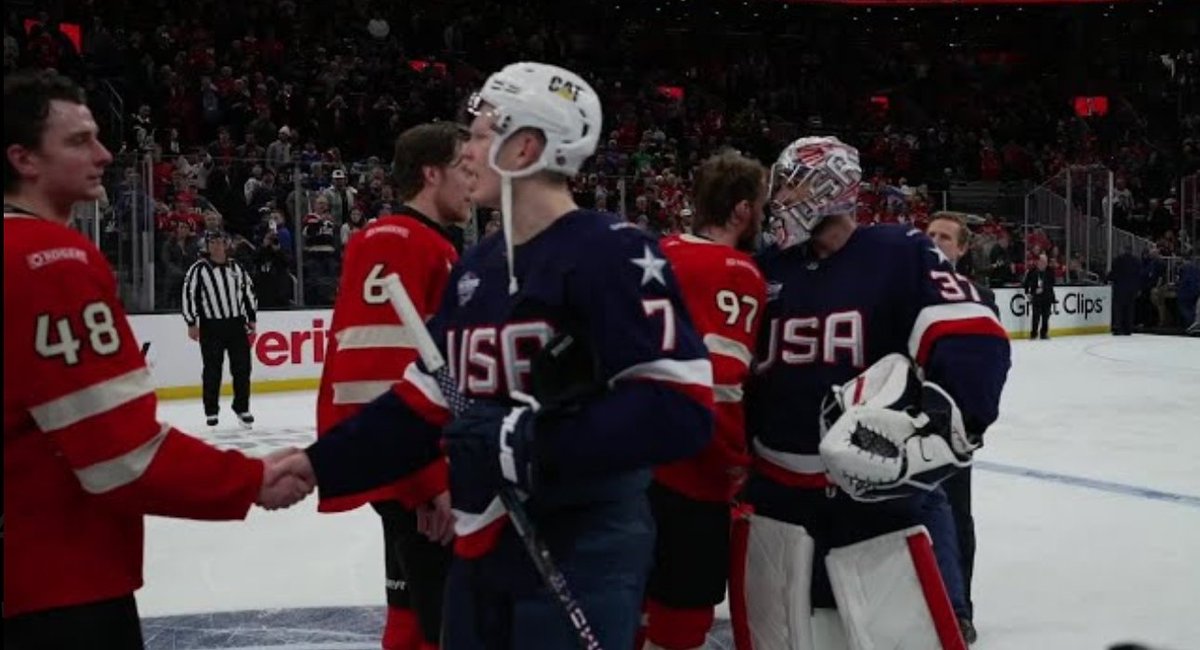 Respect to both teams! Epic battle in #USAHockey final at #Olympics2026. Sports at its best! 🇺🇲🇨🇦