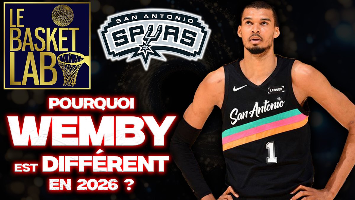 🎙️🏀Le Basket Lab🏀🎙️

E517 - Pourquoi Victor Wembanyama est il si différent en 2026 ?

Pas de clic-bait à la con : décryptage des vraies évolutions offensives conséquentes de Wemby en 2026 comparé au Wemby rookie + sophomore.

• comment Wemby est devenu meilleur
• pourquoi les