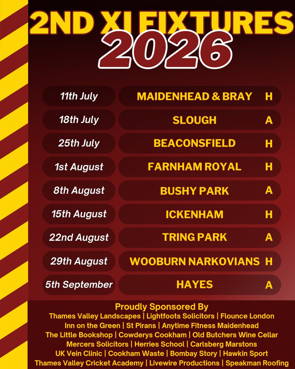 Cookham Dean CC tweet media