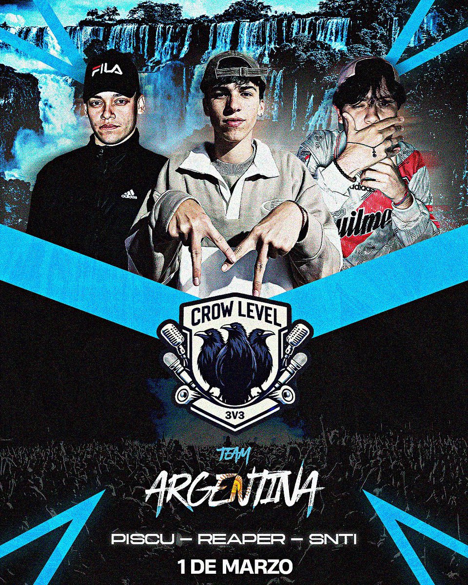 𝗧𝗲𝗮𝗺 𝗔𝗿𝗴𝗲𝗻𝘁𝗶𝗻𝗮: 𝗣𝗶𝘀𝗰𝘂, 𝗥𝗲𝗮𝗽𝗲𝗿 𝘆 𝗦𝗻𝘁𝗶 🇦🇷

Los campeones de LMF Argentina unirán fuerzas para poder sumar otra estrella

Un equipo de ensueño favorito para llevarse el torneo del 1 de marzo (9:30pm)

↪️ discord.gg/pgwu9e3gXV

#CrowLeague3v3