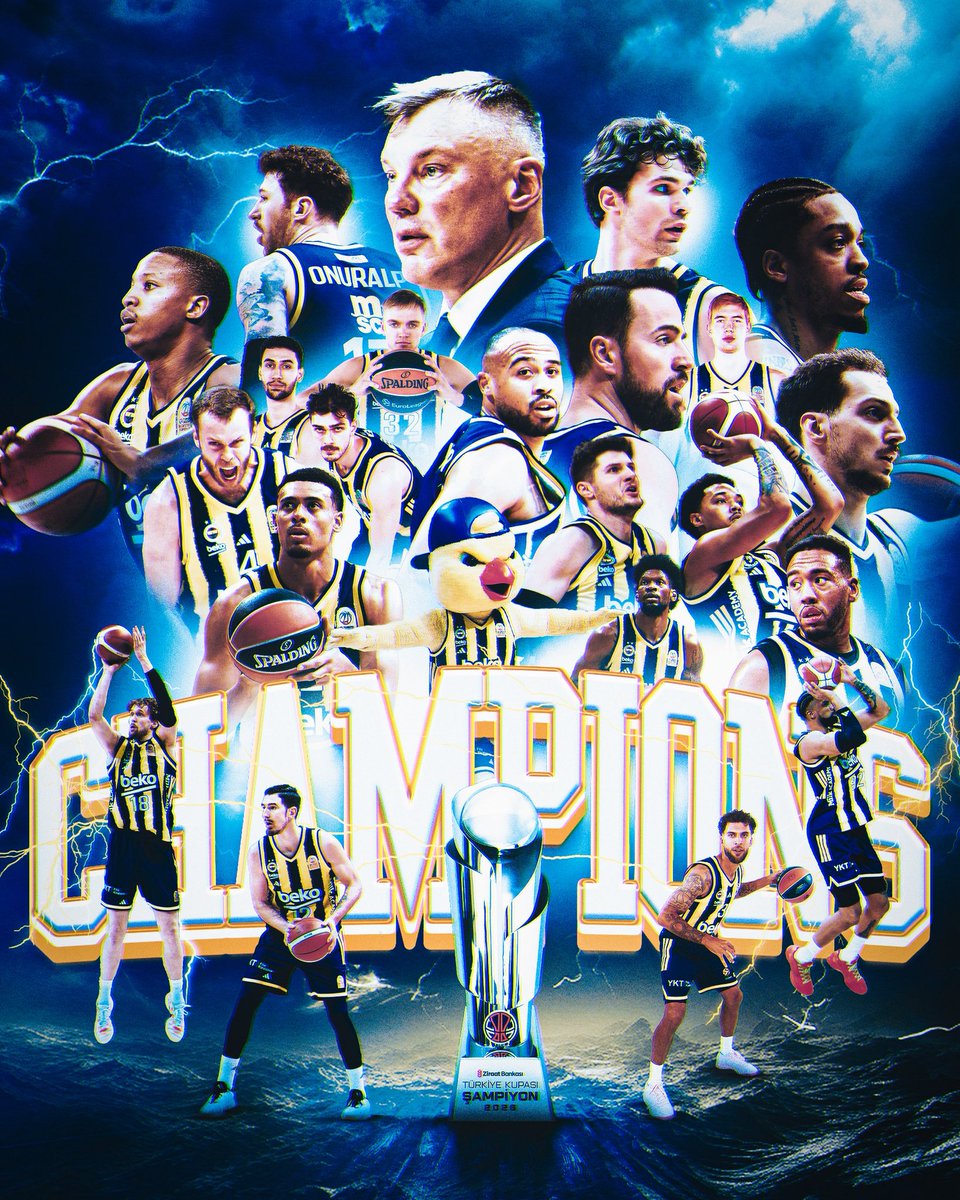 FBBasketbol's tweet image. 2026 ZİRAAT BANKASI TÜRKİYE KUPASI ŞAMPİYONU FENERBAHÇE BEKO! 💛💙🏆

#YellowLegacy 
#ZiraatBankasıTürkiyeKupası2026