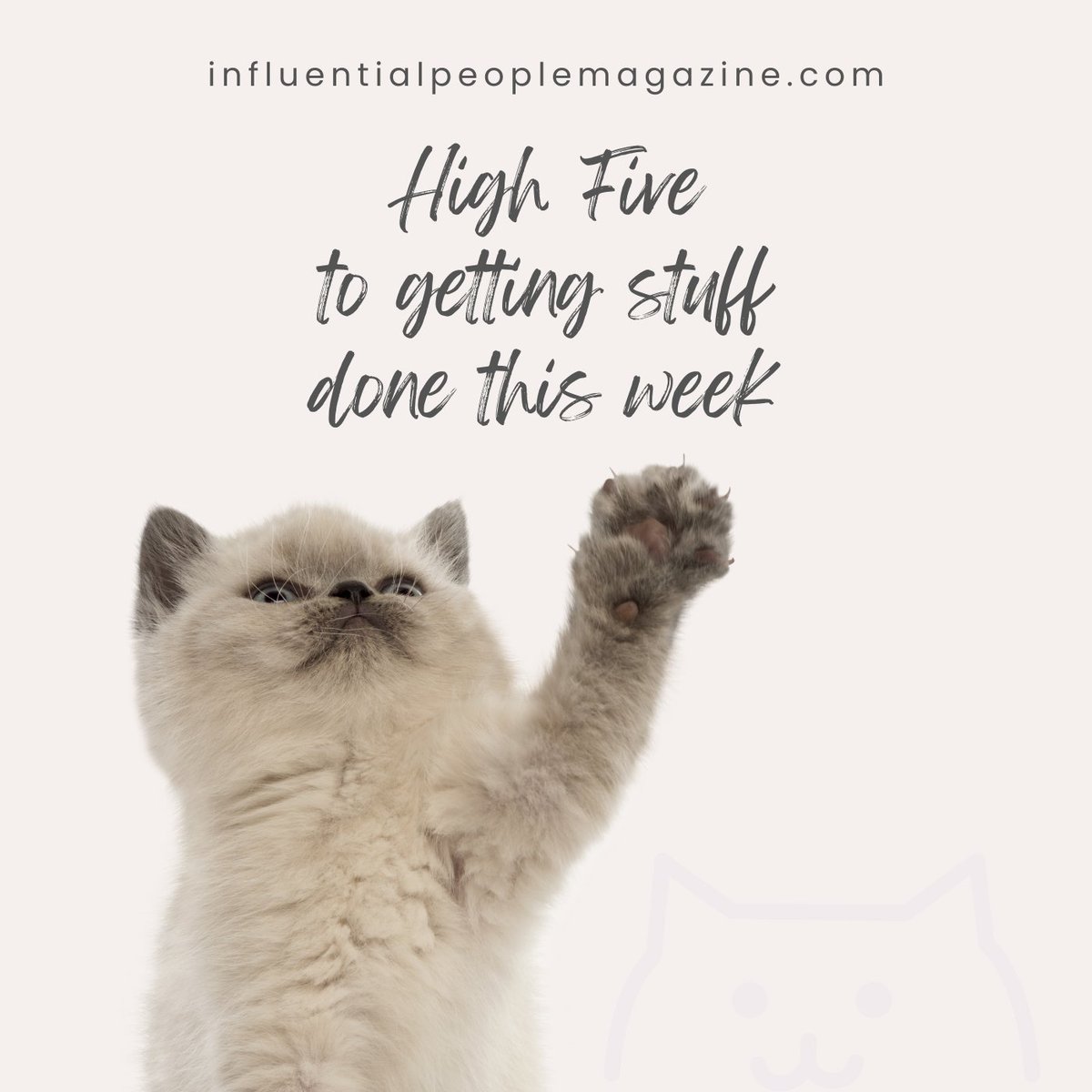 #highfive #gettingstuffdone #gettingdone #stuff #done #thisweek #week #influentialpeople #influentialpeoplemagazine #quoteoftheday #checkitout #inspire
influentialpeoplemagazine.com