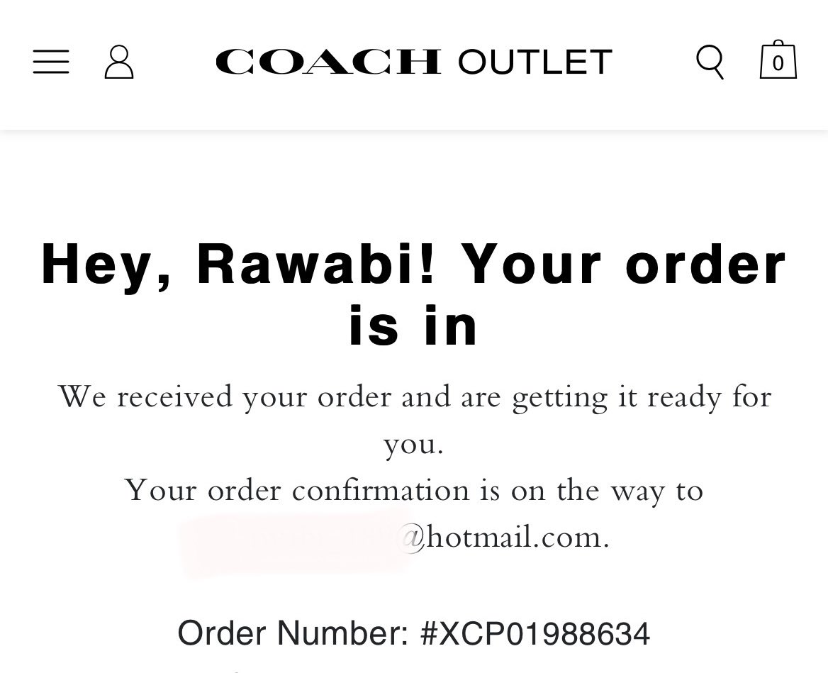 Shopper_00's tweet photo. تم طلب عميلتي من كوتش اوتلت | Coach Outlet ✅ https://t.co/TQQB6q99sp