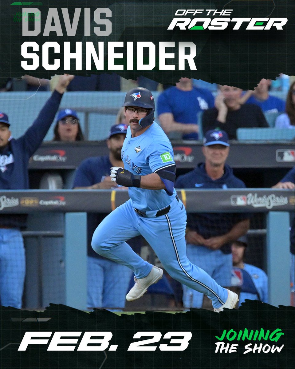 Roomies 1/2 - Davis Schneider joins Off The Roster tomorrow, but what about the other roomie...?

LIVE 10am EST on X, IG and YouTube

#BlueJays #SpringTraining #Dundein #roomies