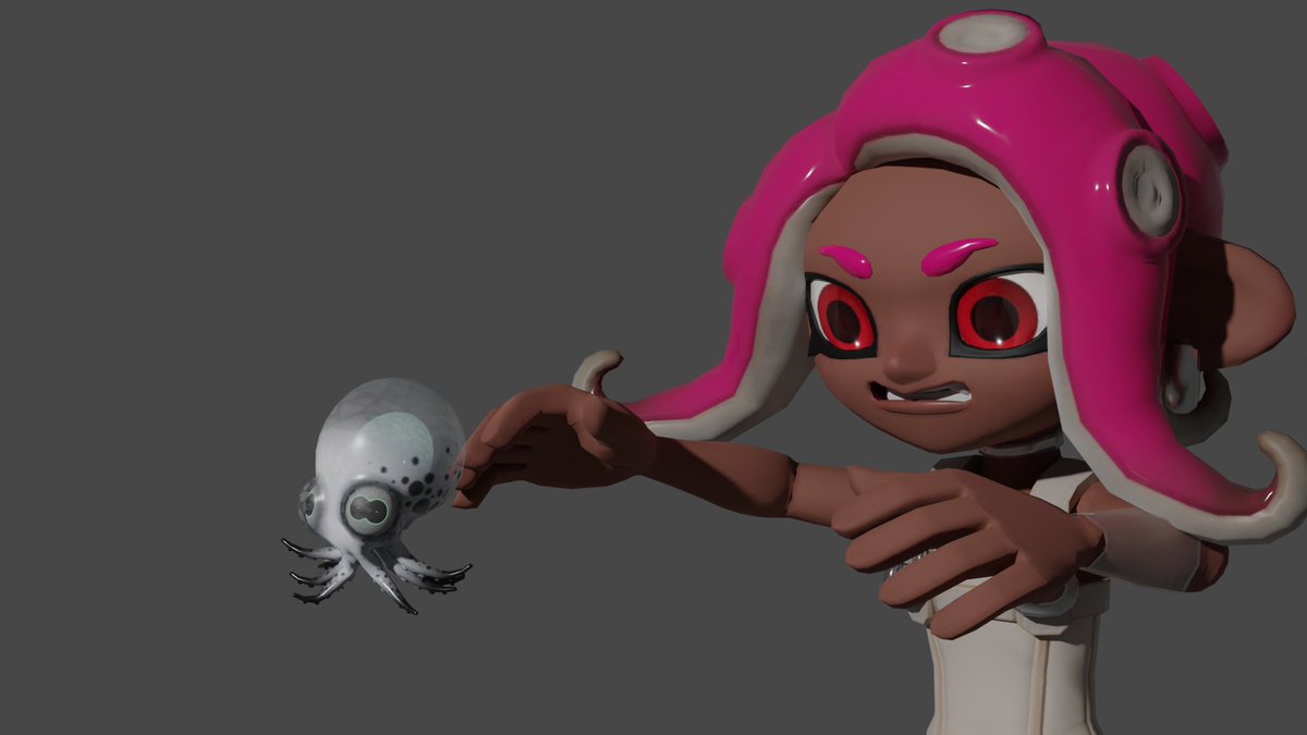 CrownGamer901's tweet photo. Happy Side Order anniversary, here's my Side Order-related renders!
#splatoon #splatoon2 #splatoon3 #sideorder #agent8 #parallelcanon #blender #splatoonoc #splatblend https://t.co/K9TVKmjeqJ