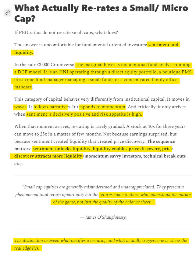 notebook6080's tweet photo. Beautifully framed - The distinction between what justifies a re-rating and what actually triggers one is where the real edge lies. https://t.co/9SvfJXXPgB
