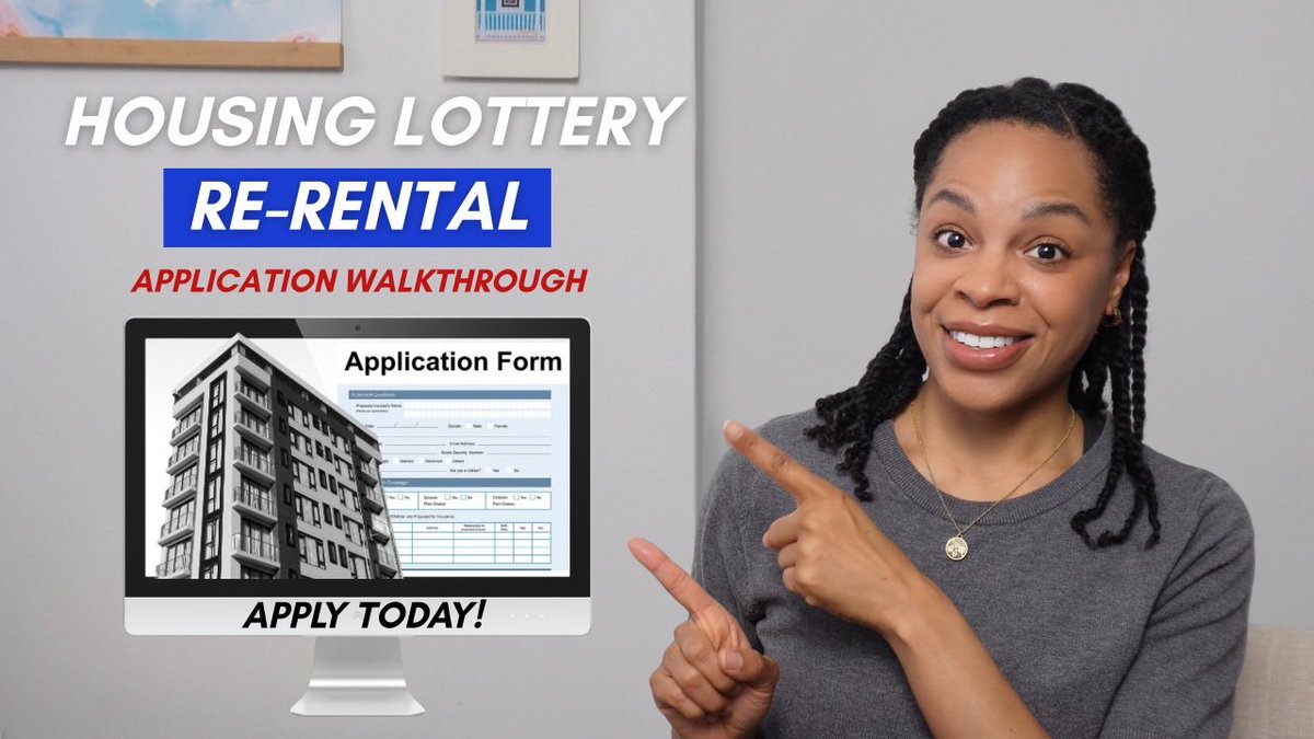 NYC Housing lottery re-rental application walk thru, here’s what you need to know! youtu.be/GmXTw4Jaurs