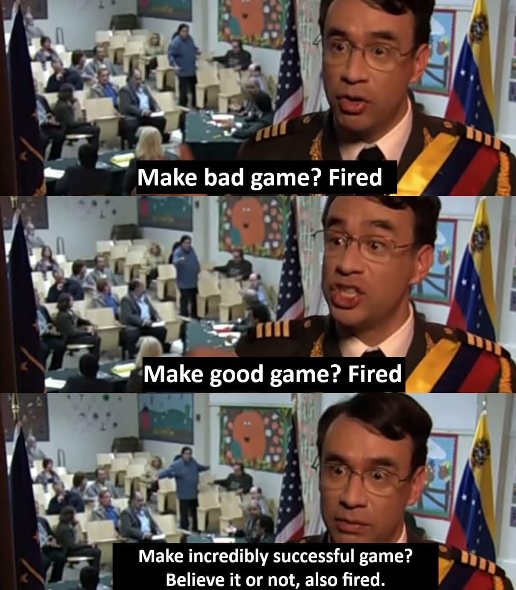 secundez's tweet photo. The game industry be like: https://t.co/p6WAWkFU7X