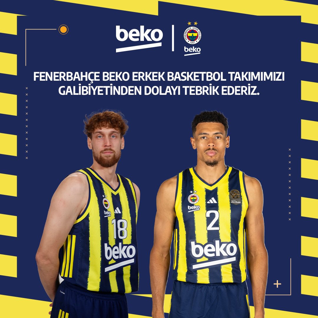 İsim ve ana sponsoru olduğumuz Fenerbahçe Beko Erkek Basketbol Takımımızı Türkiye Kupası Final Maçı galibiyetinden dolayı tebrik ederiz.

<a href="/FBBasketbol/">Fenerbahçe Beko</a>