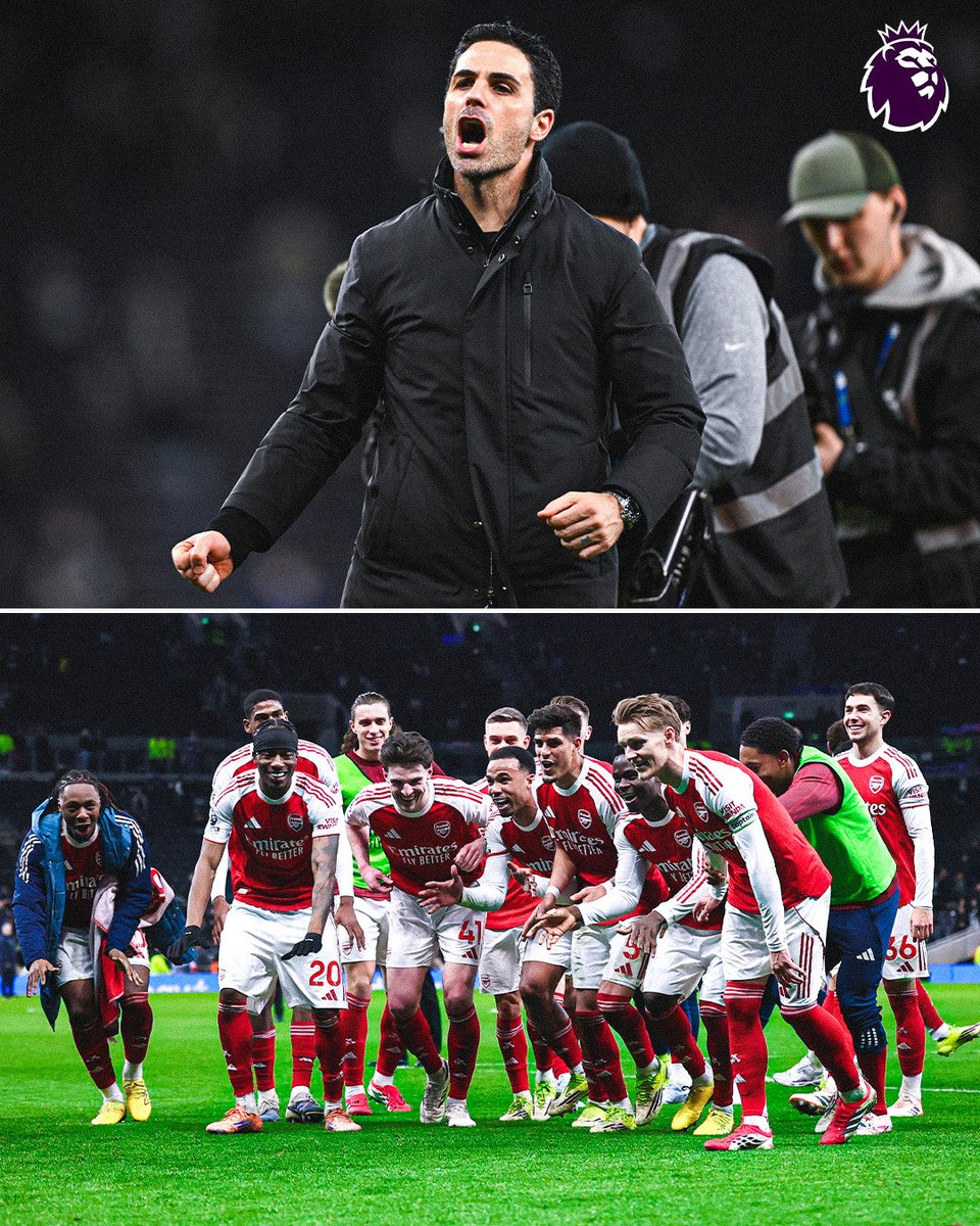 TIDAK JALAN, ARSENAL!

Arsenal menolak berjalan, mereka berlari di Derbi London Utara tadi.

Eze memang lebih suka ambil risiko ketimbang Odegaard, dan inilah yang dibutuhka Arsenal. Gyokeres juga baru saja menunjukkan penampilan liga terbaiknya musim ini.

PUNCAK AMAN