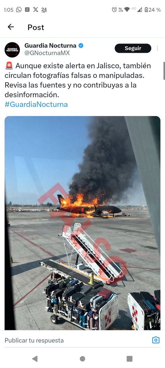 PetrolheadAEHG's tweet photo. @SirHijoDPuta Chinga tu madre, la situación en Jalisco está horrible como para que publiques cosas falsas. https://t.co/qW7xBBBOOV