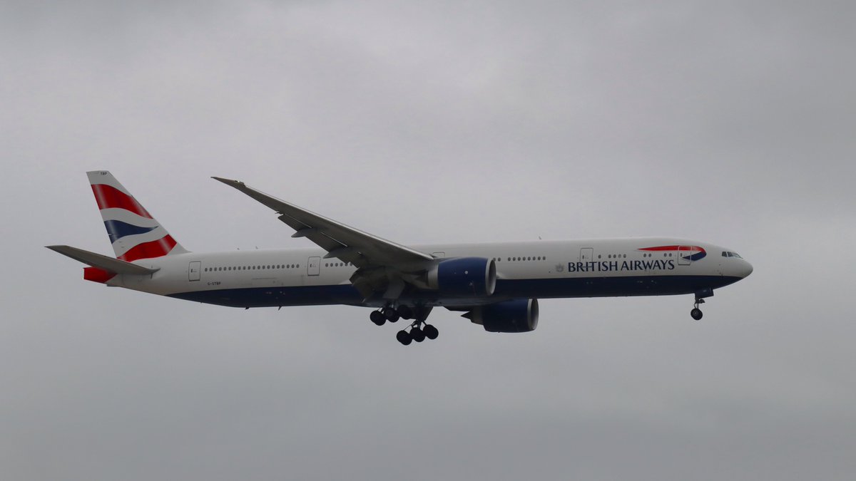 British Airways Boeing 777-336ER (G-STBP) on a runway 10 final <a href="/BWI_Airport/">BWI Marshall Airport</a> .

#featured #planespottingbe #aviation #planespotting #planespotter #aviationlovers #bwiairport #aviationphotography