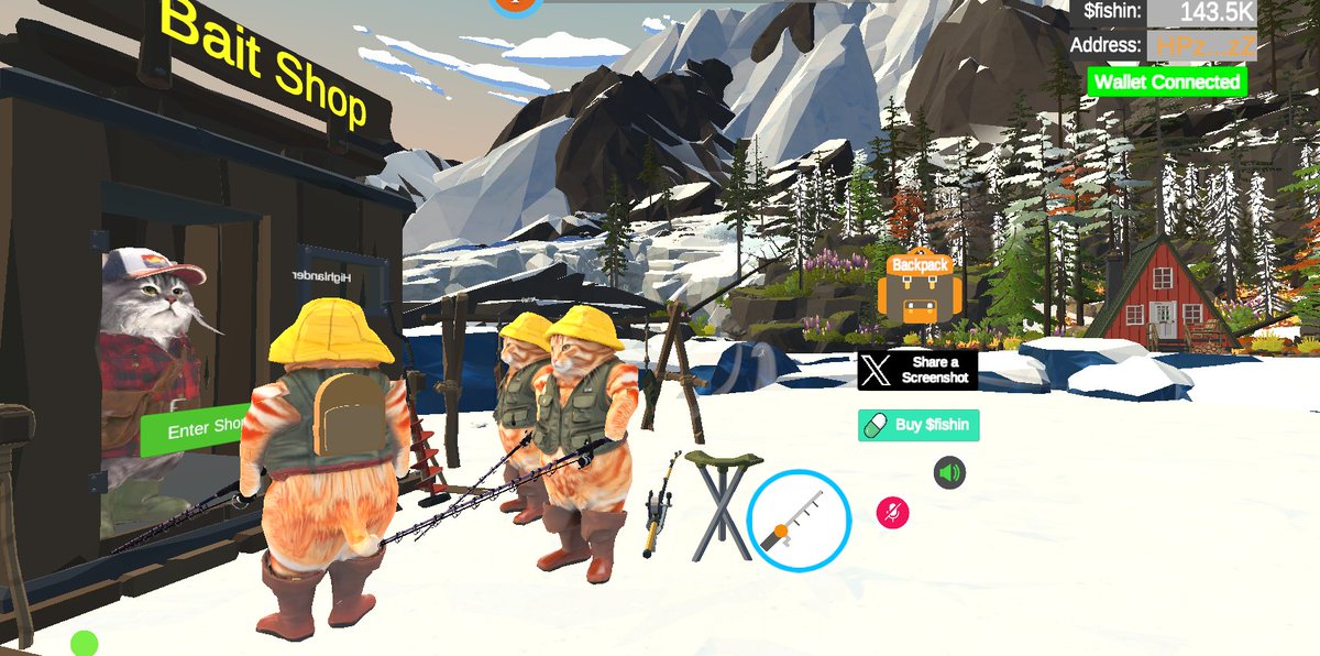 fishindotfun's tweet photo. Bait shop and UI updated!
-Next is adding a lot more fish to the lake and making them harder to catch
https://t.co/O5hqL24OBp https://t.co/FTyTKK6cOw
