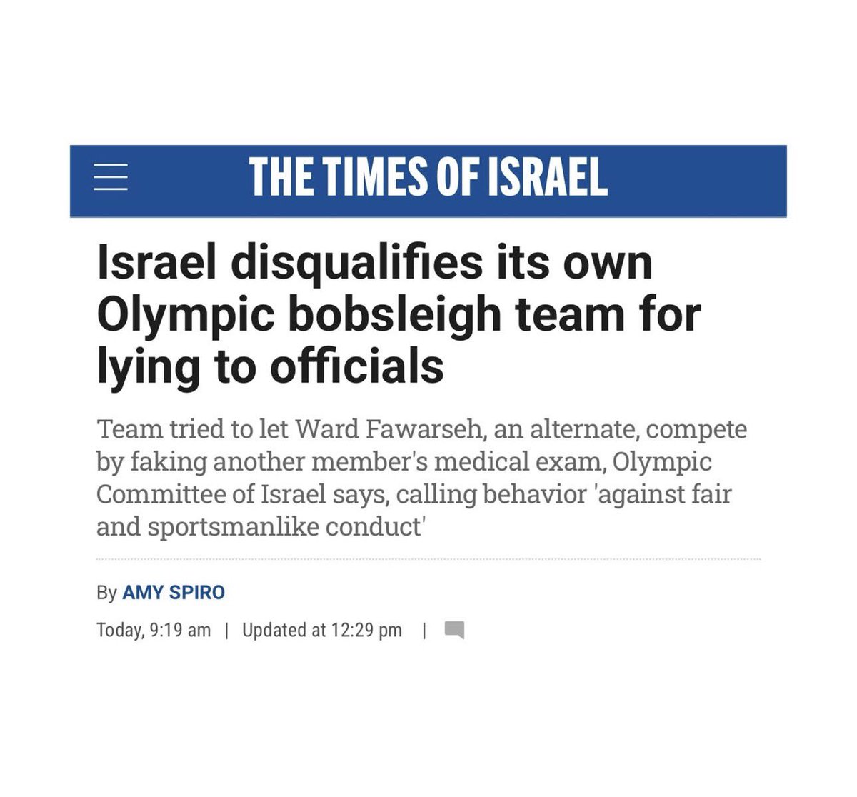 israel wins zero medals at 2026 winter olympics.