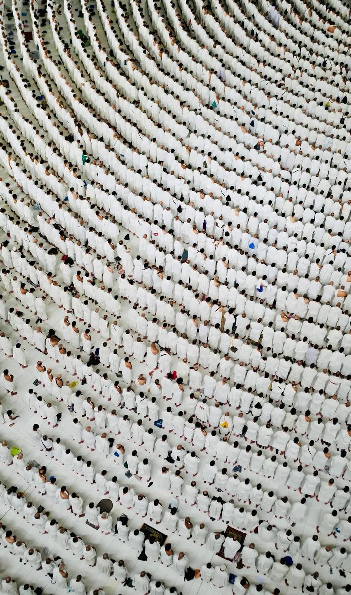 من كل الأرض.. هيبة الصفوف في الحرم.

-