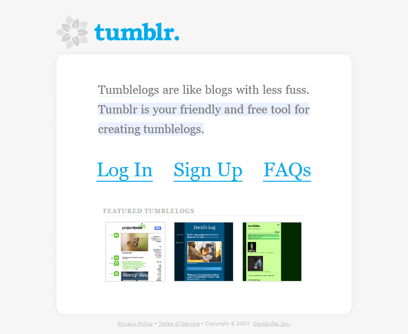 WebDesignMuseum's tweet image. Tumblr turns 19 this February

#InternetHistory