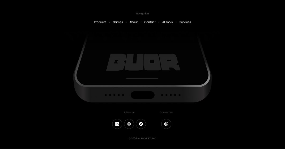 mucreth's tweet photo. Footer for buor[.]studio https://t.co/e878buWOxS