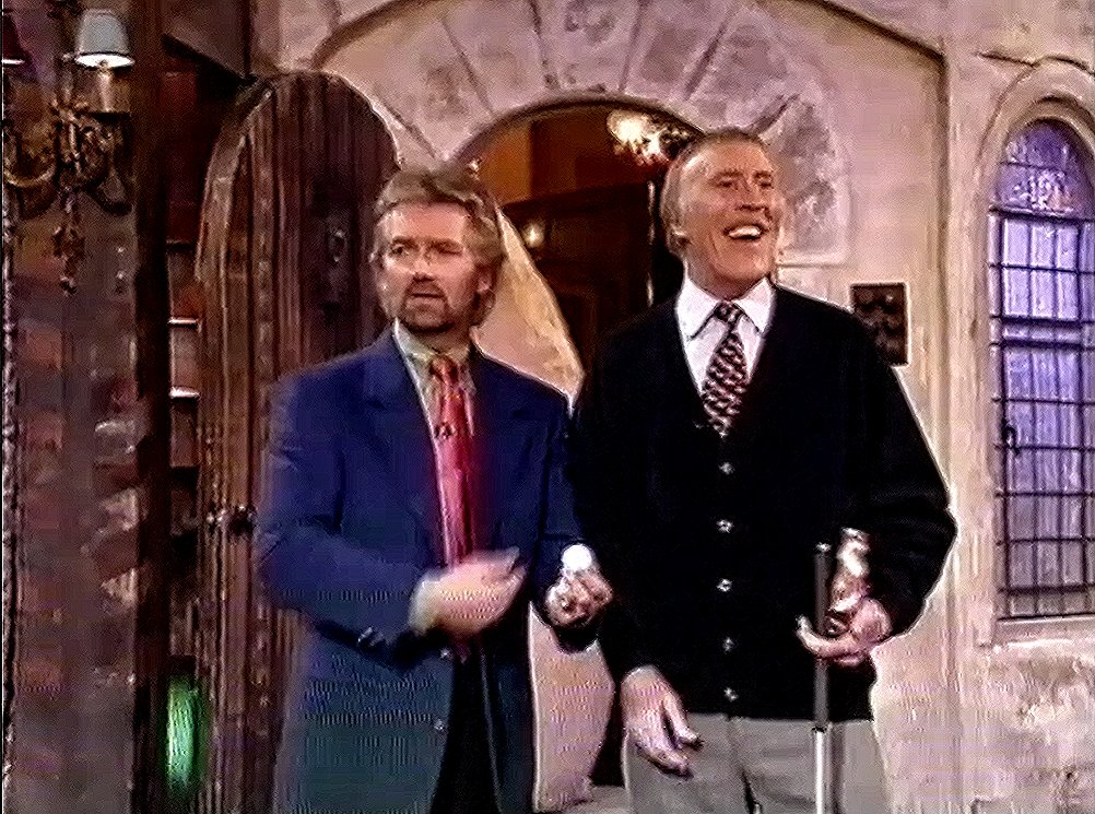 Sir Bruce Forsyth, who would have been 98 today, made an appearance on Noel's House Party in December 1996.