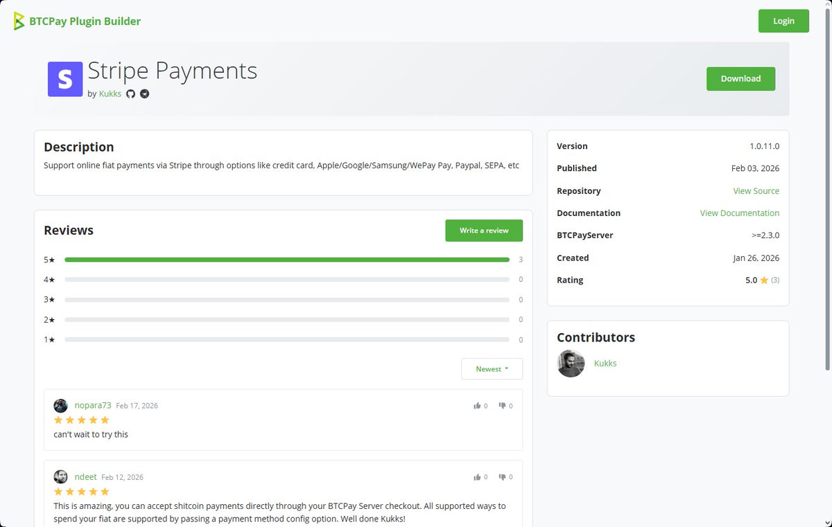 BTCPay Server tweet media