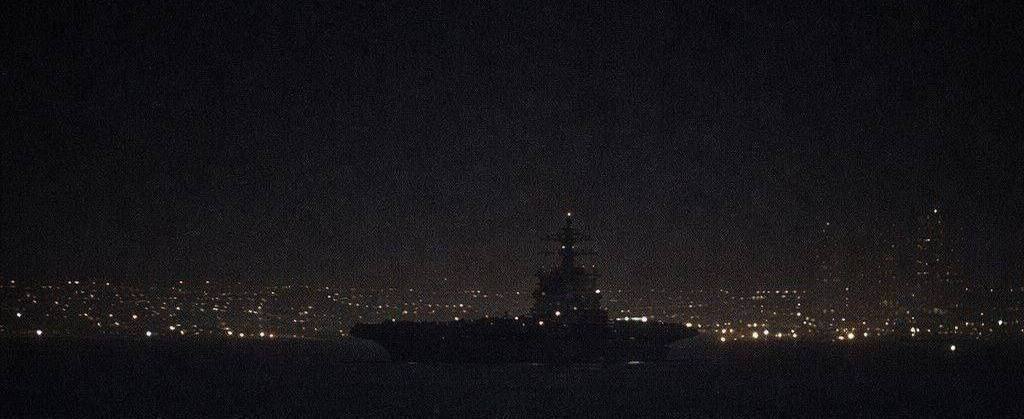 MonitorX99800's tweet photo. 🇮🇱🇺🇸🇮🇷⚡️- American aircraft carrier USS Gerald Ford (CVN-78) has arrived in Haifa, Israel. https://t.co/w8JuhrlwzX