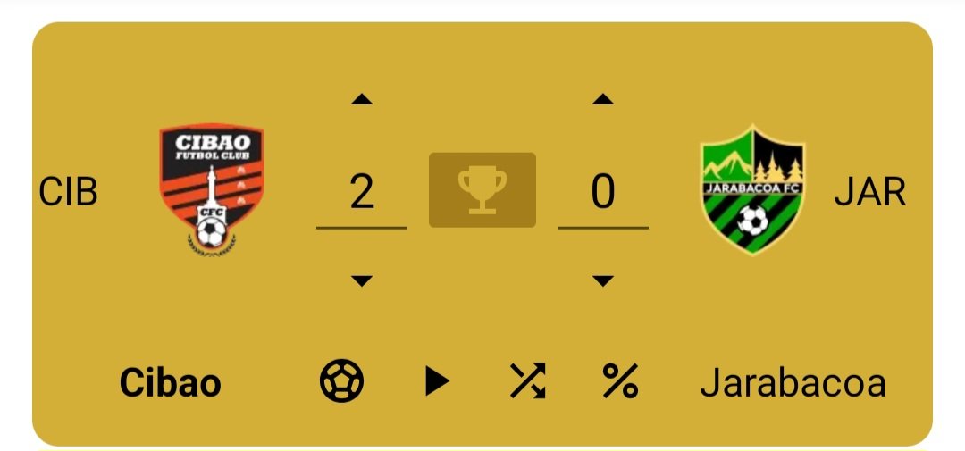 Match 1112: Jarabacoa 🇩🇴 gets drawn next and moves north (a little west) to play Cibao 🇩🇴. Cibao wins 2-0 and takes the land