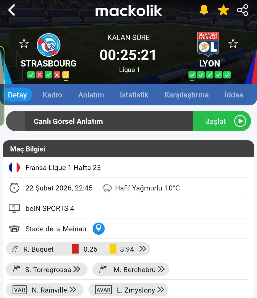 S.A DOSTLAR 🤚

✍️2.5 üst 
🔥1/2 &amp; 2/1