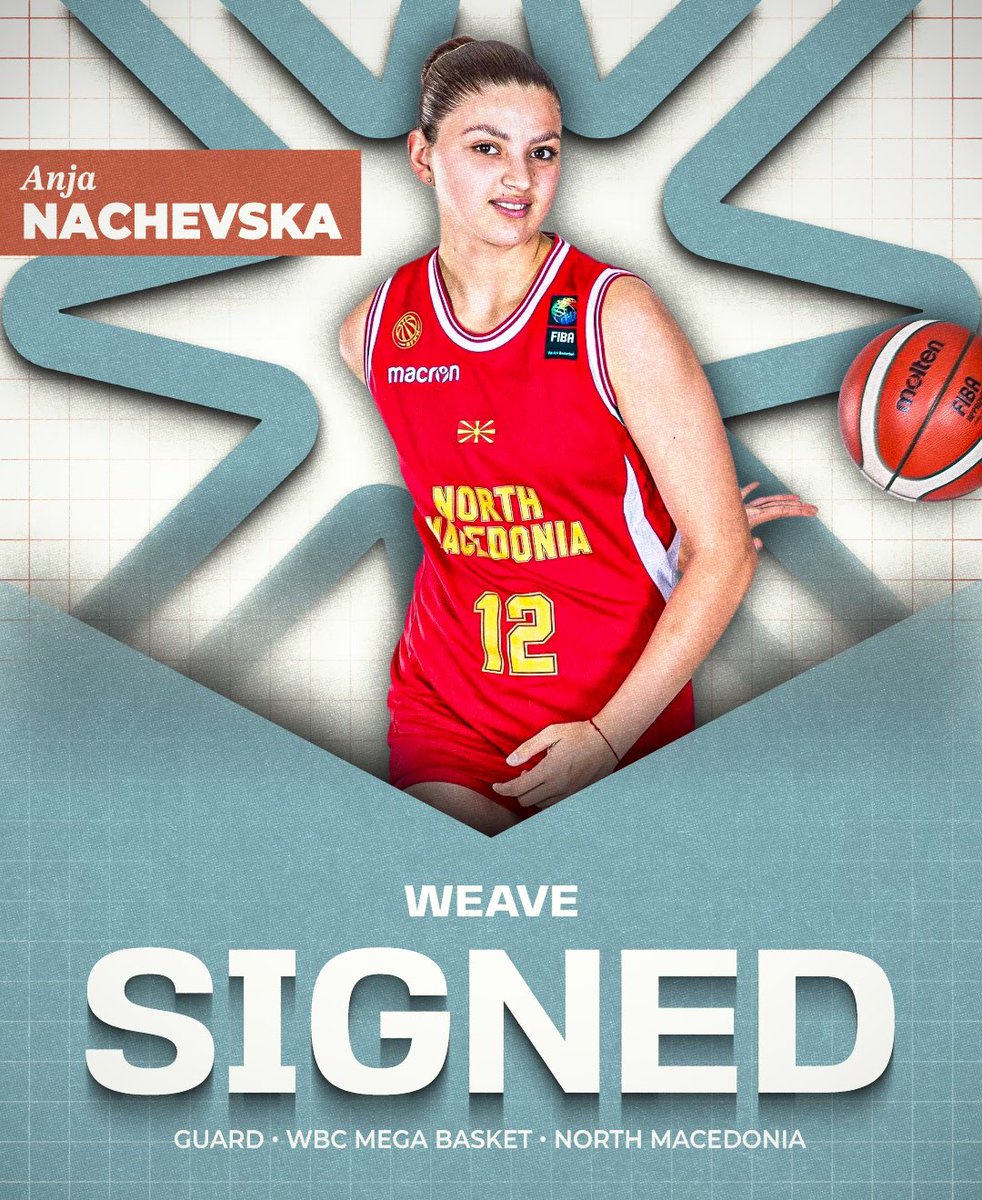We are proud to welcome Anja Nachevska (North Macedonia) to the Weave Women’s family. #WEAVE 🧶