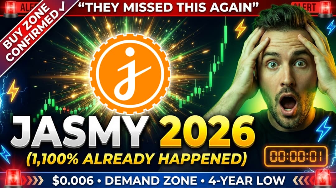 🚨Everyone is sleeping on $JASMY right now.

This is the same setup that caused:
📈 +389% in 2022
📈 +1,100% in 2023

And it's happening AGAIN in 2026.

If you miss this, don't say you weren't warned. 🧵👇
youtu.be/SZnJFE3FvO8

#JASMY #JasmyCoin #Crypto2026