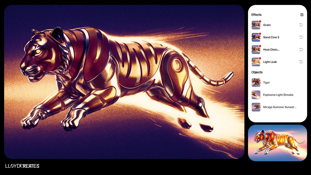 Layered effects panel